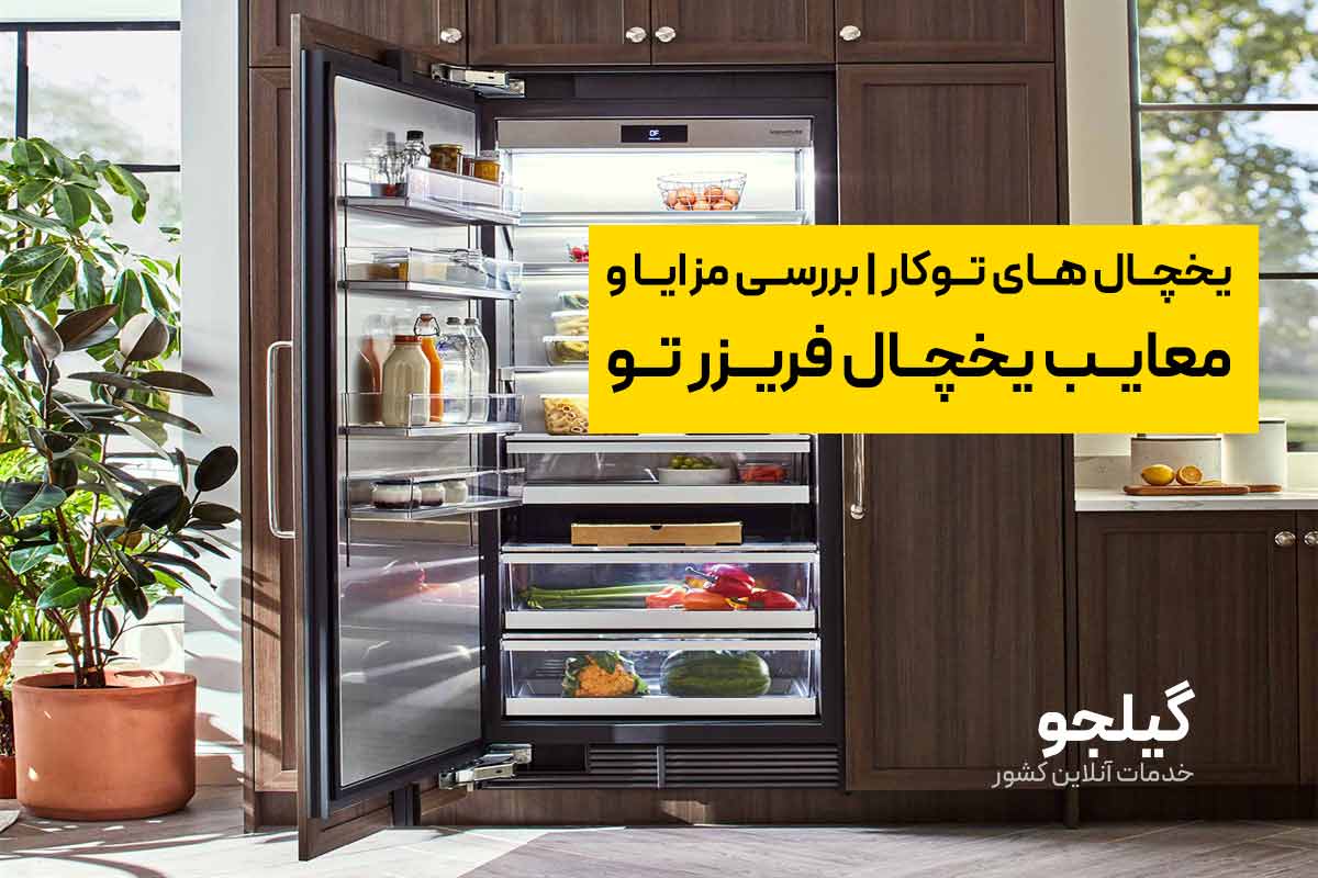 یخچال های توکار | بررسی مزایا و معایب یخچال فریزر تو کار
