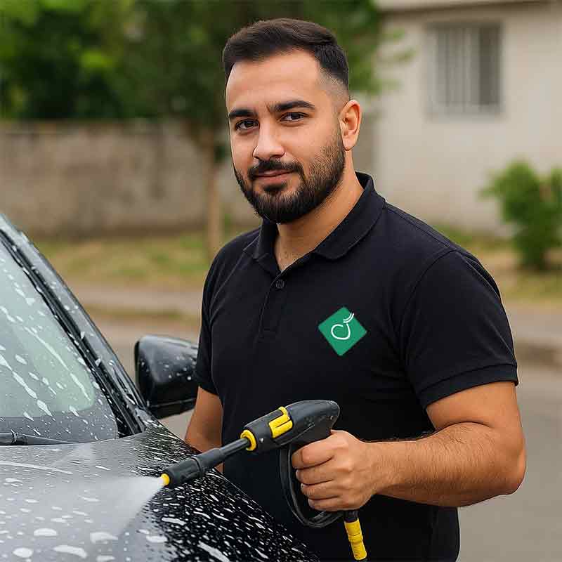 کارواش در منزل یا محل رشت