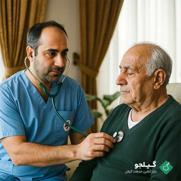 پرستار در منزل رشت