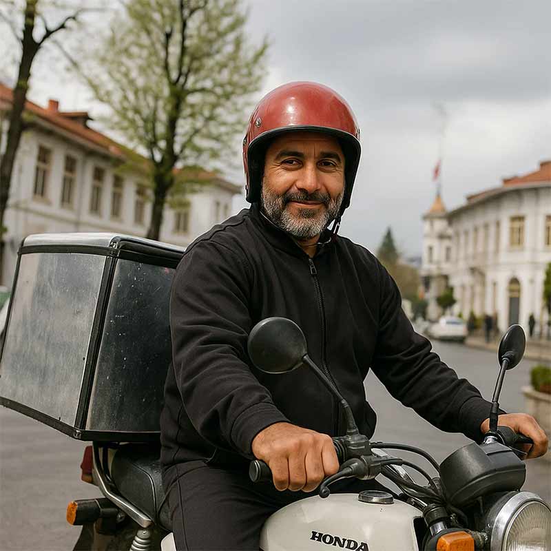 پیک موتوری رشت